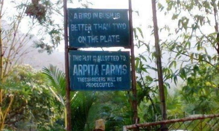 Name of Salman's Farmhouse; Arpita Farms